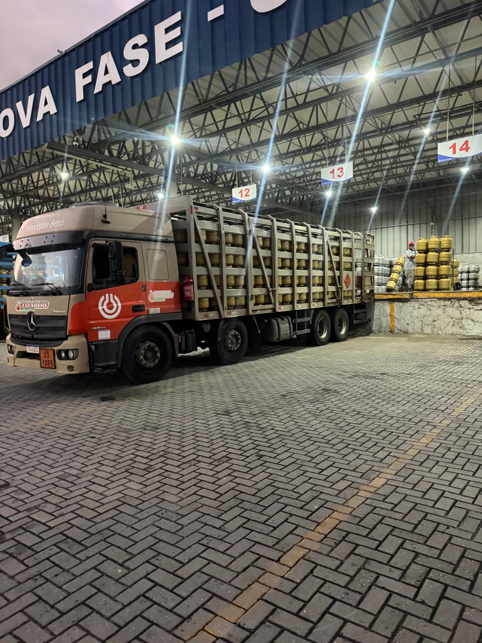 Operação de carga de GLP